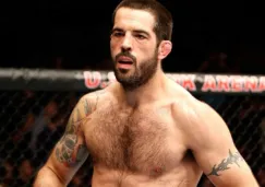 Matt Brown tras un combate de UFC