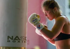 Ronda, durante un entrenamiento