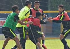 Marín se lanza sobre Güemez en el entrenamiento