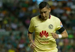 Sambueza, en un partido con el América