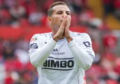 Cardona se lamenta en el juego contra Toluca