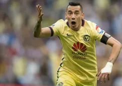 Sambueza en un partido con el América