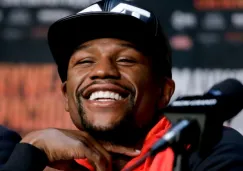 Mayweather en conferencia de prensa