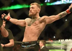 McGregor posa previo a una pelea