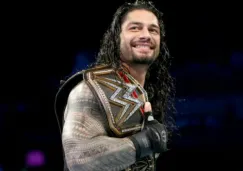 Roman Reigns en su segmento en Smackdown