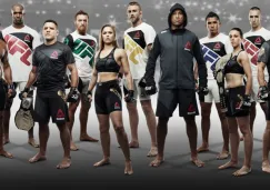 Campeones de UFC con sus equipaciones