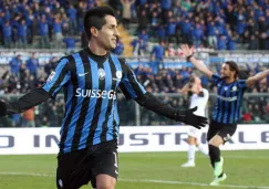 Moralez con el Atalanta de Italia