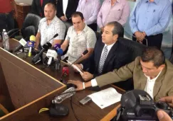 Cuauhtémoc Blanco, durante una conferencia de prensa