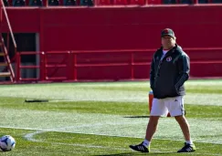 Miguel Herrera durante el entrenamiento de los Xolos