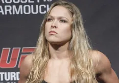 Ronda Rousey durante una ceremonia de pesaje