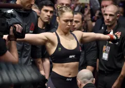 Ronda se prepara para una sesión de entrenamiento