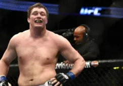 Matt Mitrione antes de una pelea de UFC