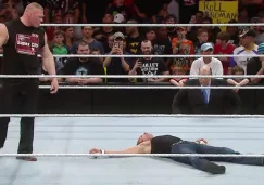 Brock Lesnar le aplicó un F-5 a Dean Ambrose