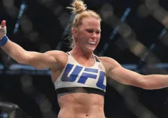 Holly Holm después de su pelea con Ronda Rousey