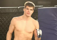 Mike Gall antes de una pelea de MMA