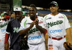 Jugadores de los Venados de Mazatlán tras ganar el partido