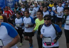 Algunos corredores durante el evento organizado por Querétaro