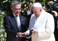 Encuentro de Mancera con el Papa Francisco