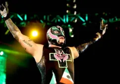 Rey Mysterio antes de una lucha en WWE