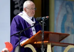 Papa Francisco, durante la misa en Chiapas