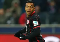 Marco Fabián durante un encuentro con el Frankfurt