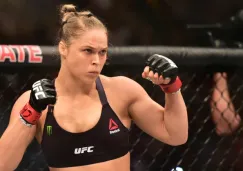 Ronda Rousey durante una pelea de UFC