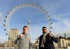 Canelo y Khan posan en Londres