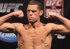 Nate Diaz, posando durante un evento