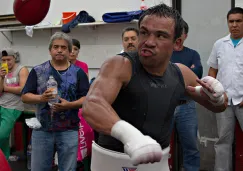 Márquez, durante un entrenamiento en 2014