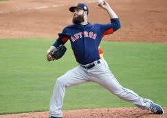 Dallas Keuchel de los Astros realiza un lanzamiento