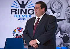 Mauricio Sulaimán, en un evento del CMB y Telmex