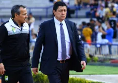 Luis Fernando Tena después del encuentro contra Pumas