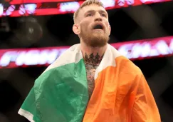 Conor McGregorpresume la bandera de su país, Irlanda