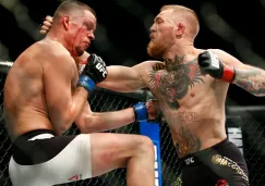 Conor McGregor en un combate de UFC