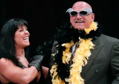 Chyna y Jesse Ventura en un show de WWE