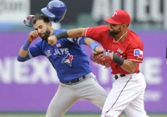 El puñetazo que propinó Odor a Bautista