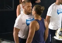 McGregor y Rousey en sesión con UFC