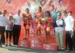 Las ganadoras de la duodécima edición de la Carrera Bonafont en la Ciudad de México