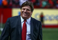 Miguel Herrera en un partido de Xolos