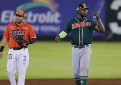 Valdez, durante un partido con los 'melenudos' en la LMB