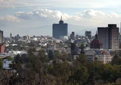 Fotografía panorámica de la Ciudad de México