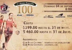 Imagen publicitaria del Medio Maratón de los Rojinegros