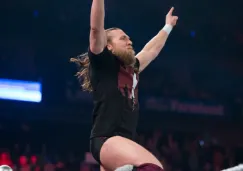 El exluchador y dos veces campeón de WWE, Daniel Bryan, durante una de sus últimos combates