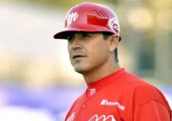 Víctor Bojórquez en un juego de Diablos Rojos