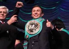 Gennady Golovkin en una conferencia de prensa