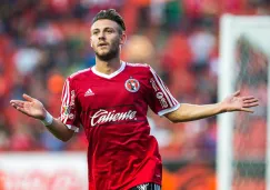 Arriola, en un partido de Xolos