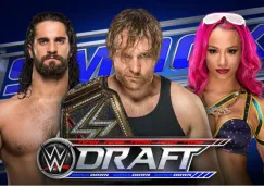 Rollins, Ambrose y Sasha Banks en el promocional del Draft