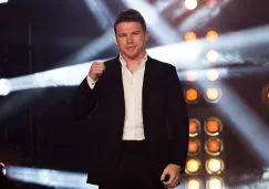 Canelo en presentación de uno de sus combates