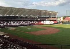 Vista panorámica del estadio de los Tomateros