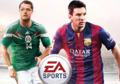 Chicharito y Messi en la portada de 2014